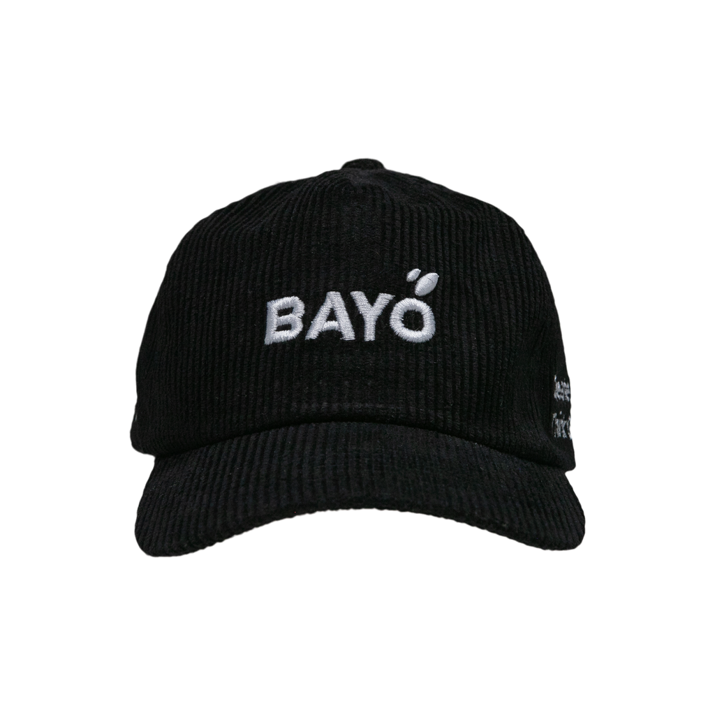 Corduroy Snapback - Black