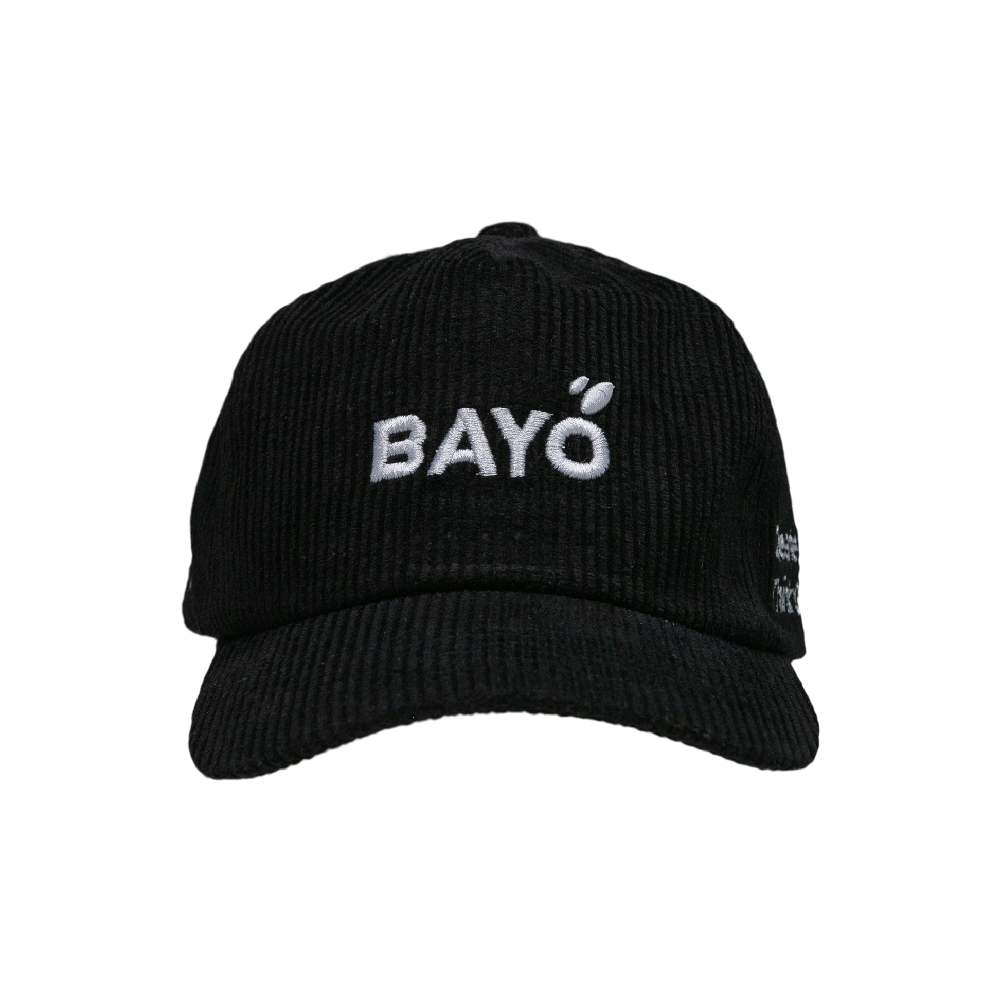 Corduroy Snapback - Black