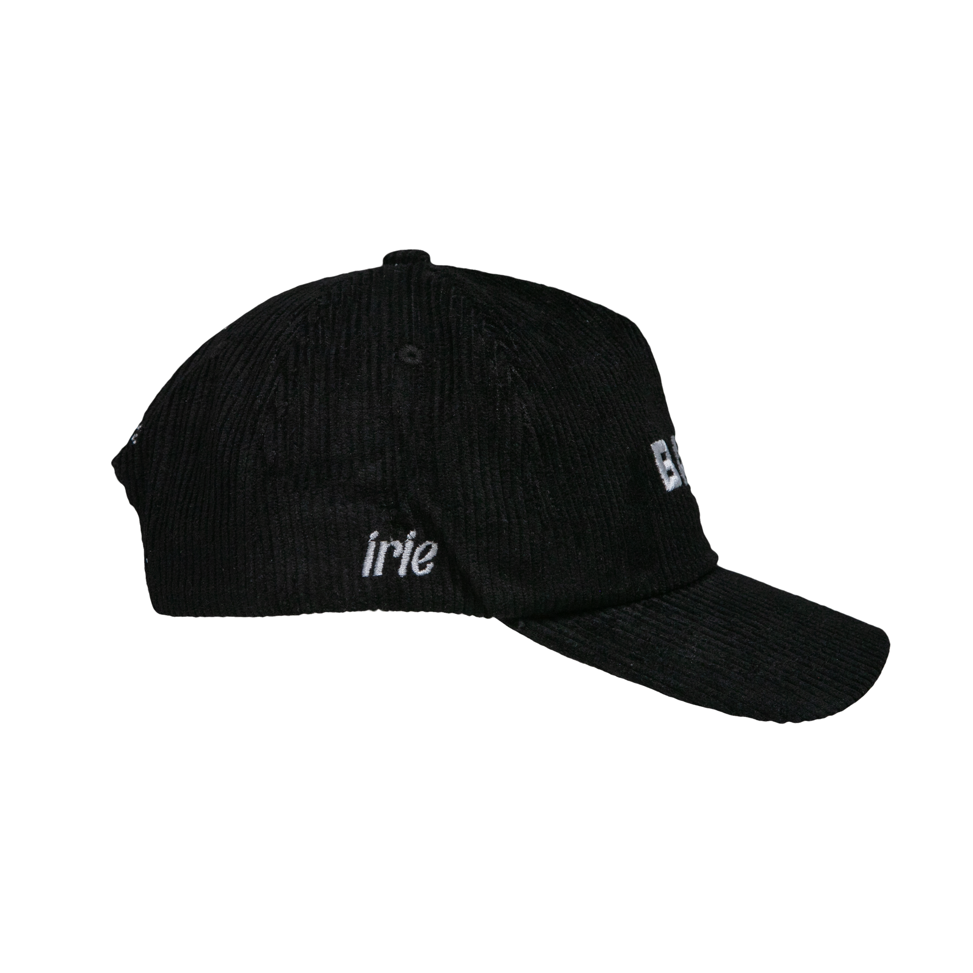 Corduroy Snapback - Black